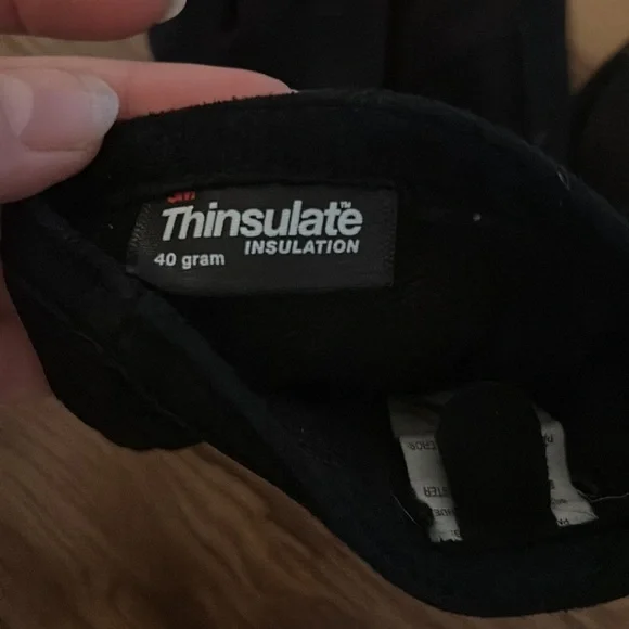 Excellent pair of men’s Thinsulate gloves, black size medium - Picture 4 of 7